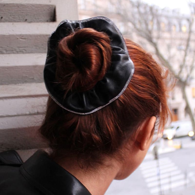 

SO`SALT Valerie Valentine Nicole Кожаная резинка-скранчи с бисером VL4D112008 (05) Brown