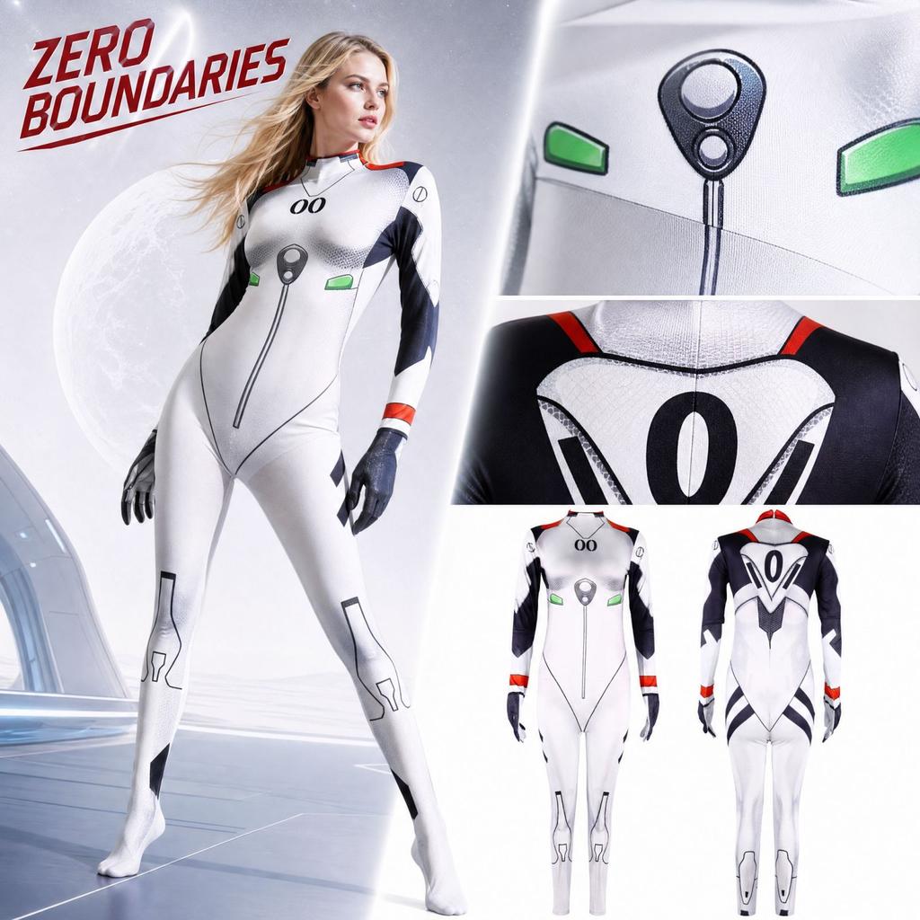 Women's One-Piece Bodysuit Costume for Halloween Party Cosplay