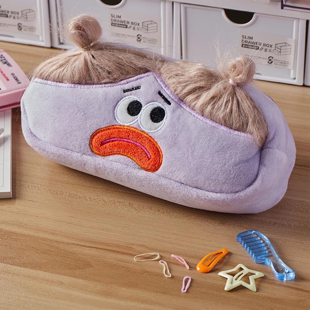 Ugly Doll Plush Pencil Bag Girl Heart Storage Bag Brand Funny Plus Toy Pencil Case Korean Stationery Office Cultural Supplies