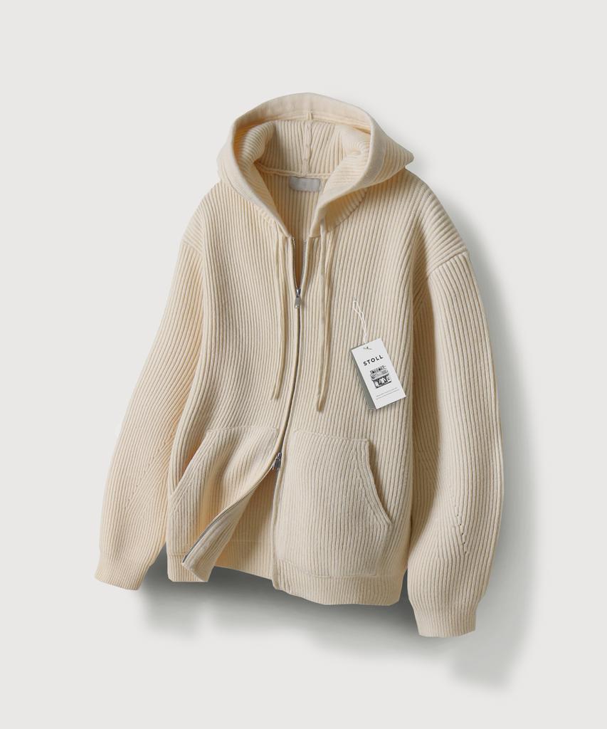 Mood Inside Washable Niju Hooded Zip-Up Knit_8 Colors