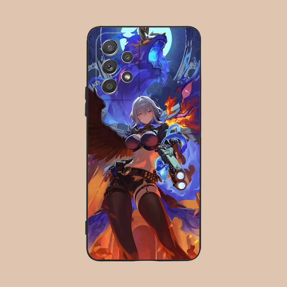 Wuthering Waves Galbrena Phone Case for Samsung Galaxy M55 54 42 35 34 33 32 23 22 15 14 13 12 F55 5G Colorful Cover Cellphones
