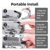 Anti-collision Gimbal Camera Lens Cap Dustproof Quick Release Lens Cover PC Lens Protector for DJI NEO 2 Drone Accessories