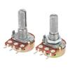 10Pcs Wh148 Single Potentiometer B 1K-500K 15Mm/20Mm Shaft Adjustable Resistor Stable Control Electronic Diy Circuit Parts