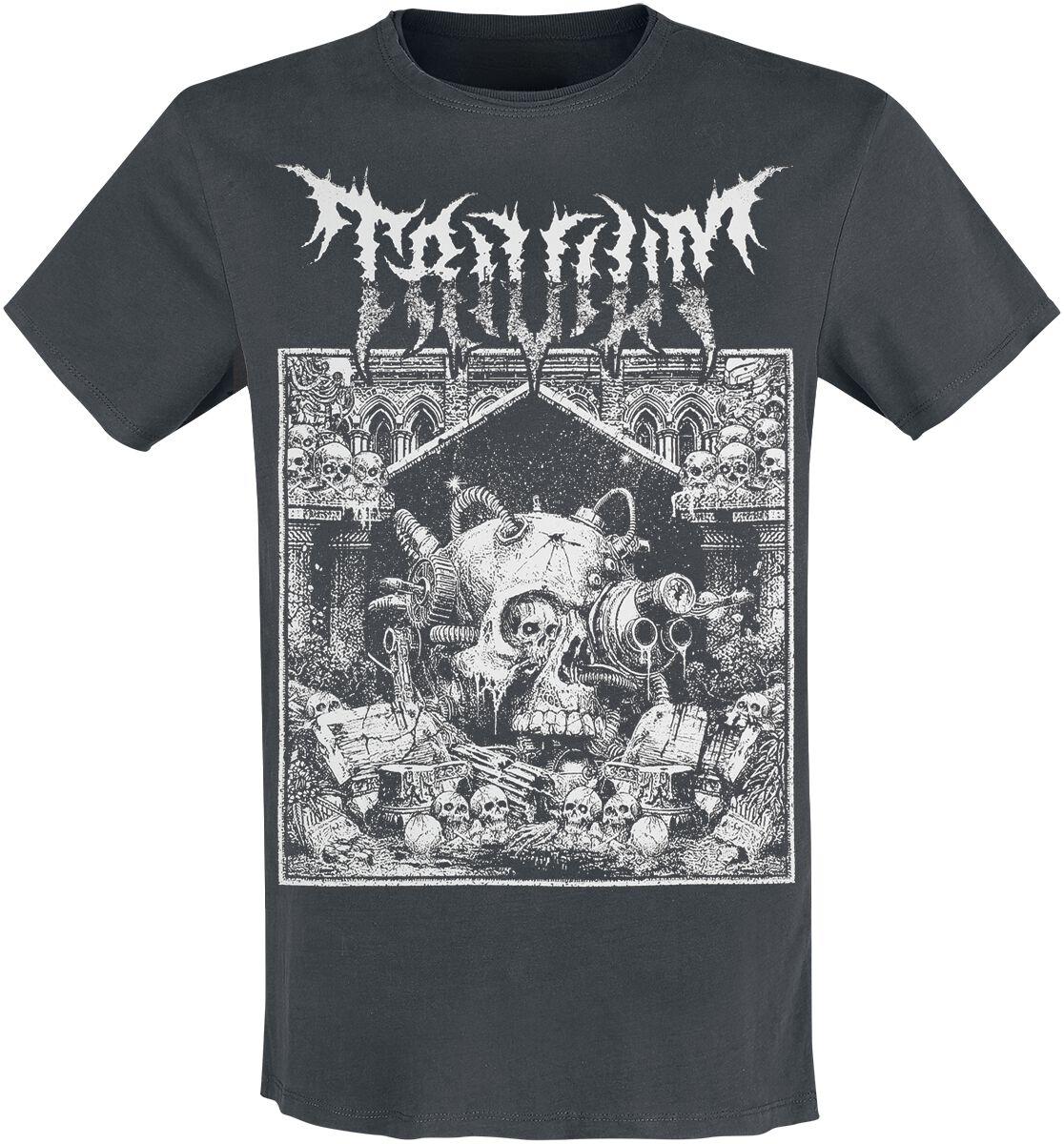 Skulls Trivium T-Shirt Men Women Vintage Metal Rock Band Graphic Tee 100% Cotton Summer Streetwear Top S разноцветный
