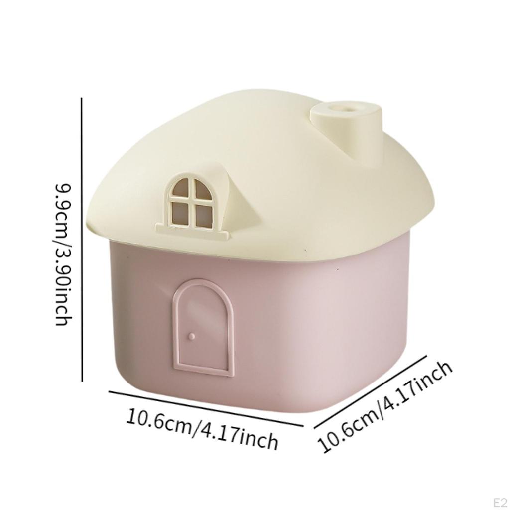Mini Humidifier Misting House Shape Personal Desktop for Small Room