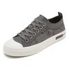 New Summer Mens Shoes Trendy Comfortable Breathable and Versatile Casual Cloth Shoes Low Top Flat Laceup Shoes
