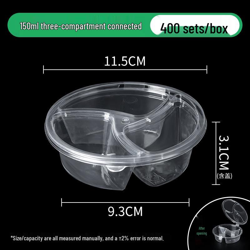 Round Disposable Sauce Cups - 25/50/100ml | Portioning & Takeaway Containers