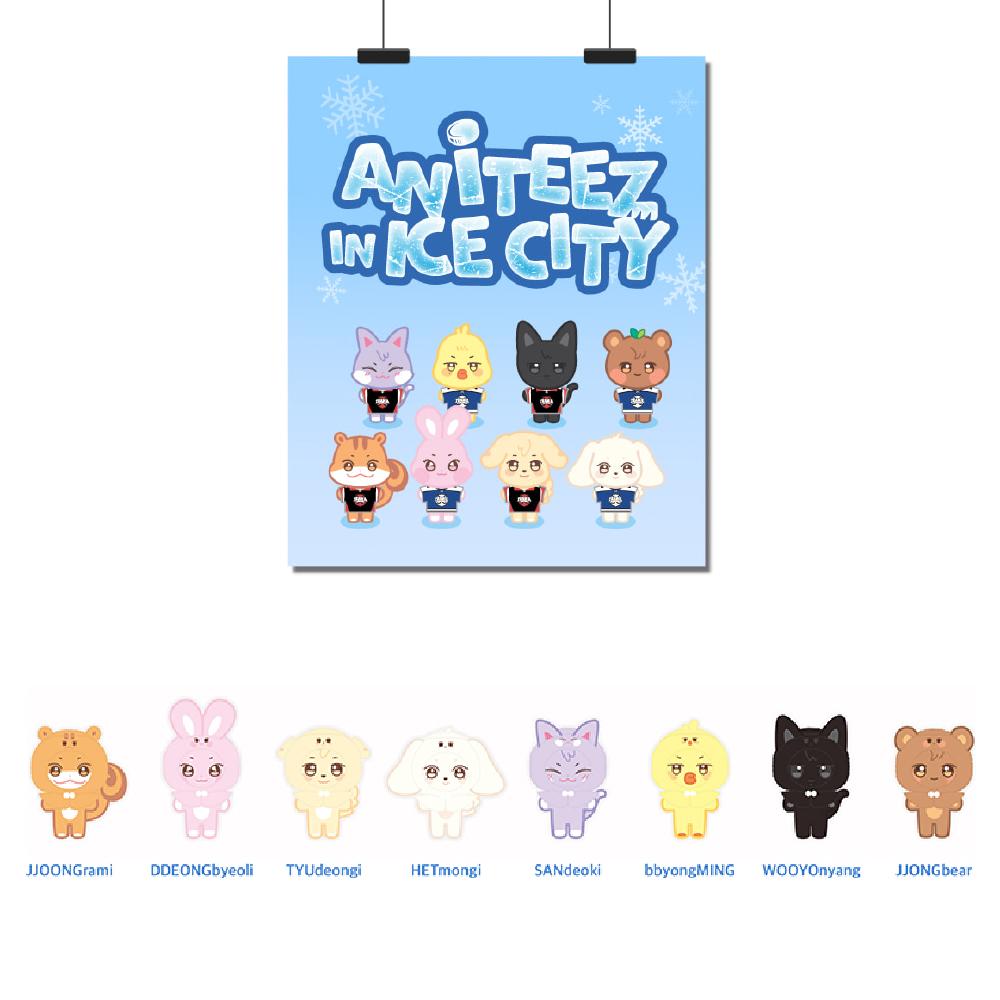 

Оформите предзаказ ATEEZ ANITEEZ в плюшевом чехле для куклы ICE CITY, версия A.