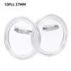 Blank Acrylic DIY Button Pins 10 PCS Transparent Badge Set for Small Business Custom Pin Making Supplies