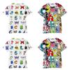 Alphabet Lore Unisex Freizeit-T-Shirt Cosplay-Oberteile Für Kinder