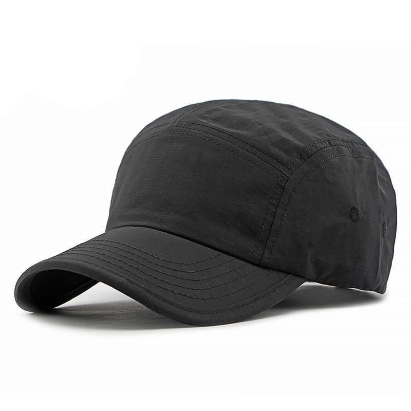 Japanese Retro Quick-Dry Color-Block 5-Panel Baseball Cap with Sun Protection for Outdoor and Mountaineering