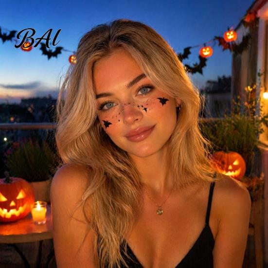 Temporary Tattoo for Adults Halloween Face Tattoos, Realistic Waterproof Water Transfer Stickers, Skin-friendly Sensitive Skin Friendly Tattoos