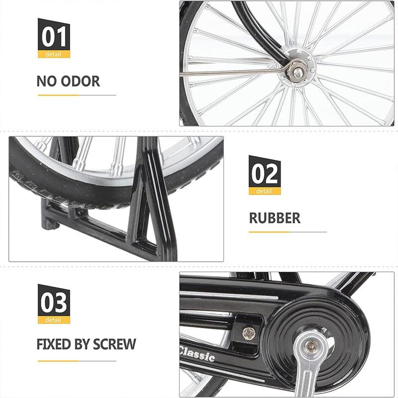 Ev Dekorasyonu için Şişirici ve Evrak Çantalı Bisiklet Süslemesi