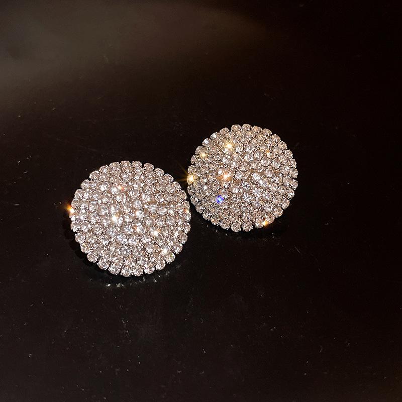 Hochwertige Silbernadel Zirkon Blume Fransenohrringe Europäische und Amerikanische Leichter Luxus Temperament Ohrringe Retro Nischenohrringe