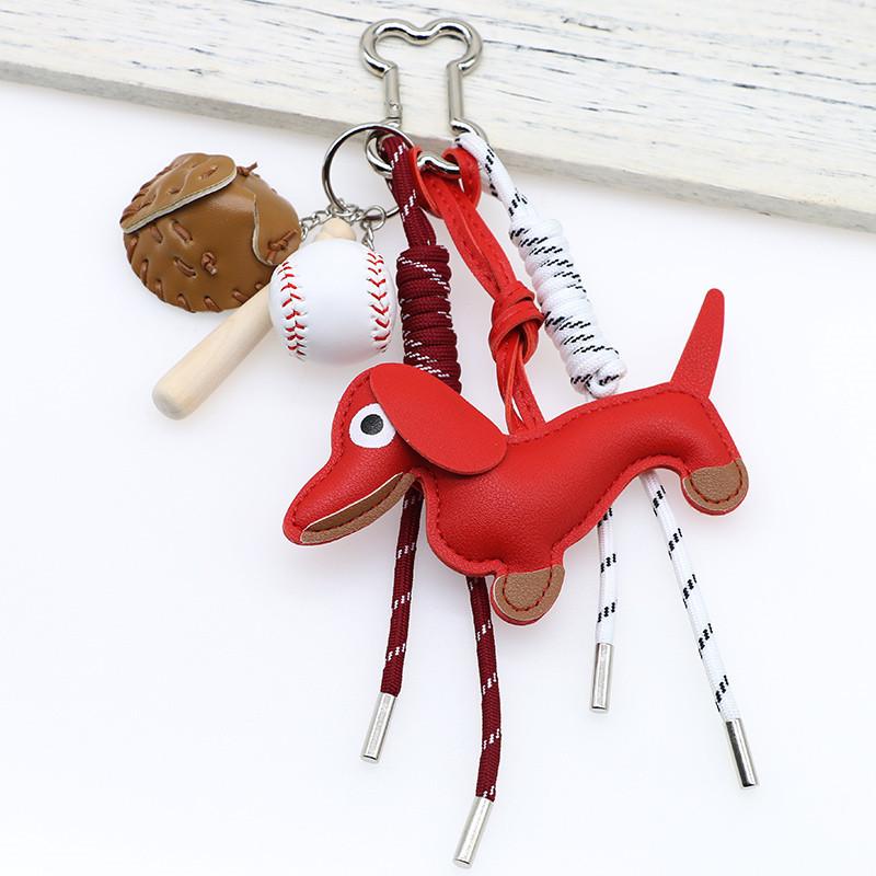 Miu Series Dachshund Cartoon Keychain Bag Pendant