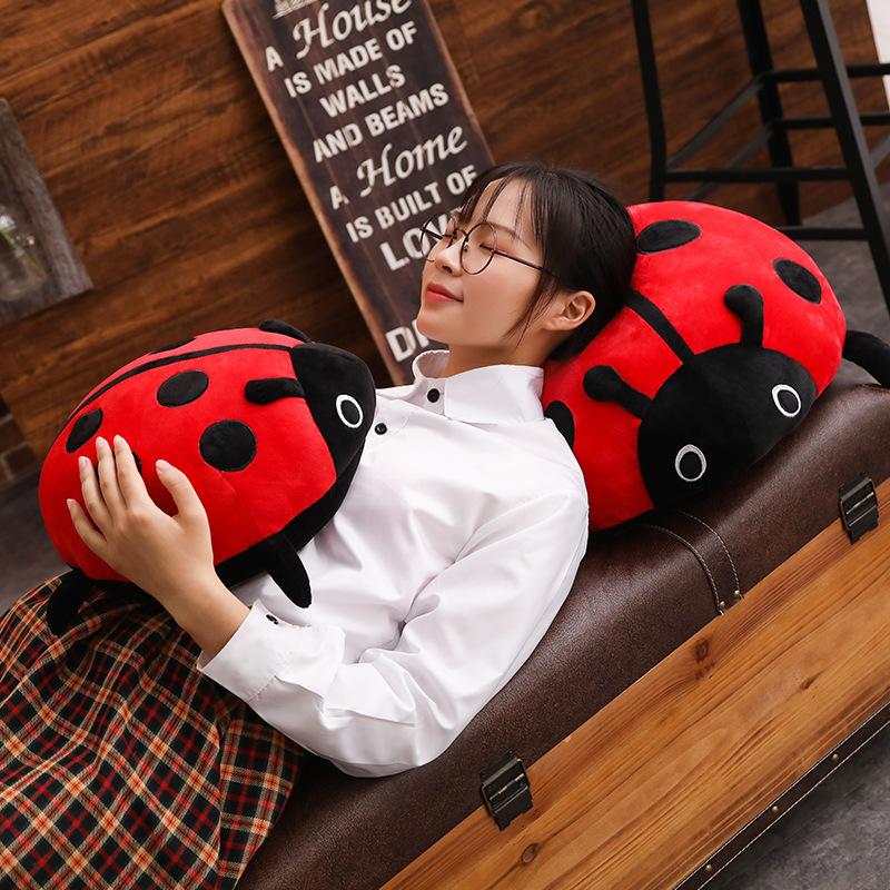 Coccinella Sette Stelle Bambola Coccinella Tartaruga Dorata Peluche Bambola Verme Bambola Creativa