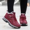 Elderly Shoes Cotton Shoes Winter Velvet Warm Cotton Shoes Waterproof Middle-aged and Elderly Walking Shoes Non-slip Mother Shoes Snow Boots
