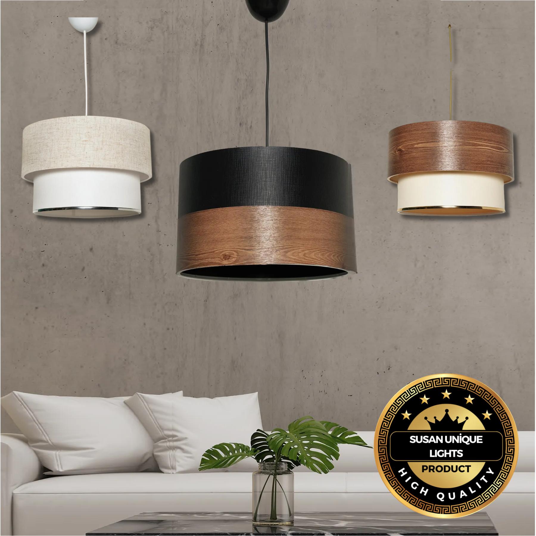 

Corbeu Single Pendant Chandelier - 3 различных варианта цвета чёрный/коричневый древесины