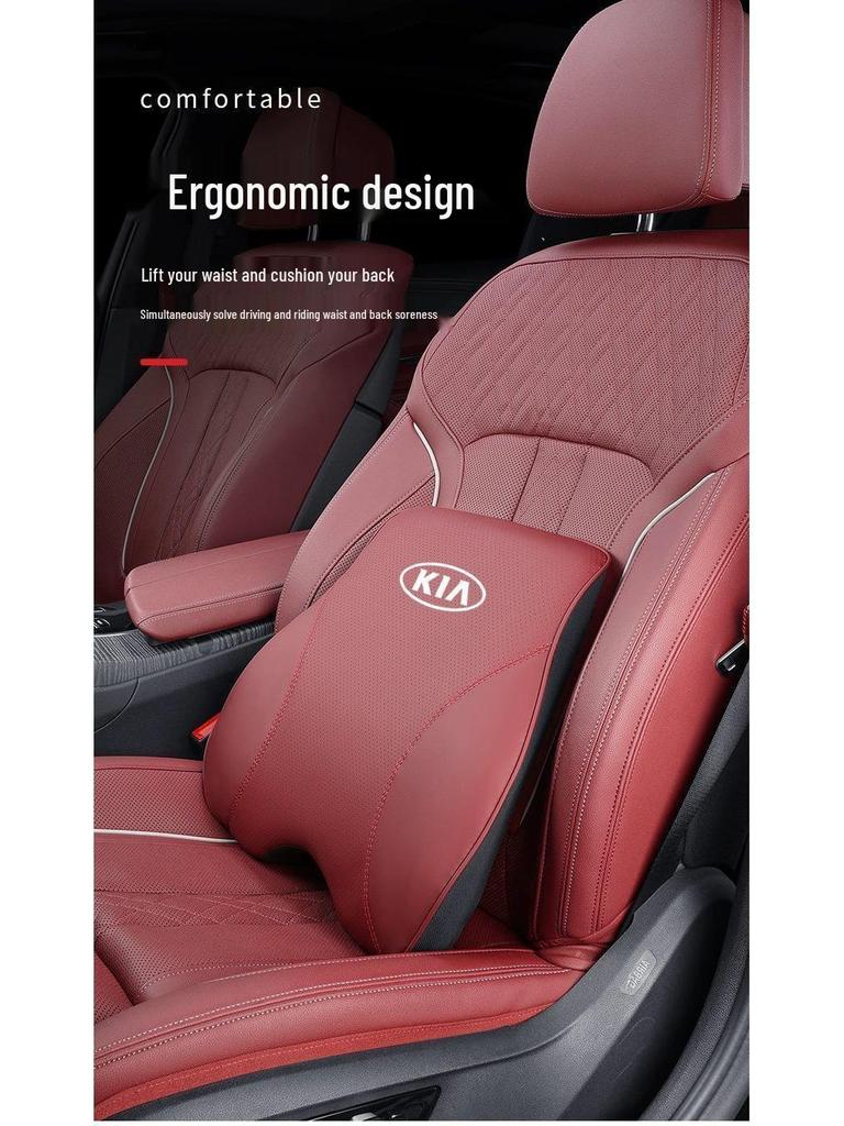 Echtes Leder Memory-Schaum Nackenstützkissen für Kia Sportage, K2, K3, K5, SK3, KX3, K4
