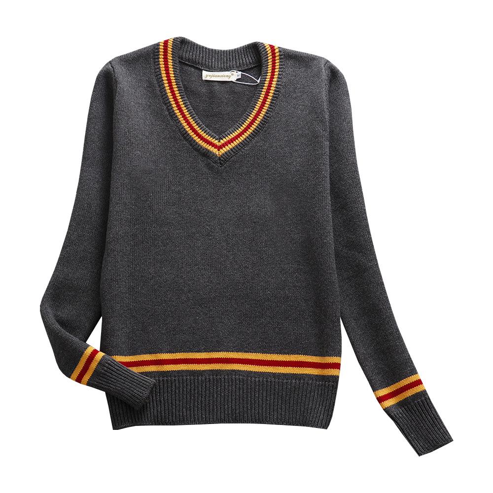 Harry Potter Gryffindor V-Neck Sweater Vest - Unisex Long-Sleeved JK Uniform Style