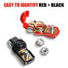 Heavy Duty Universal Car Battery Terminals Cable Clamps Positive Negative Red Black Connectors For Car Truck SUV Anti-Corrosion