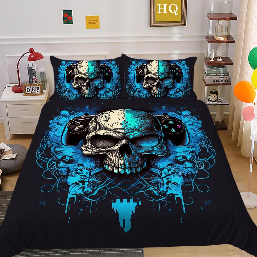 3D Game Console Printing Comforter Cover Set Twin Size Bed Set Cover Children High Quality Luxury Bed Set