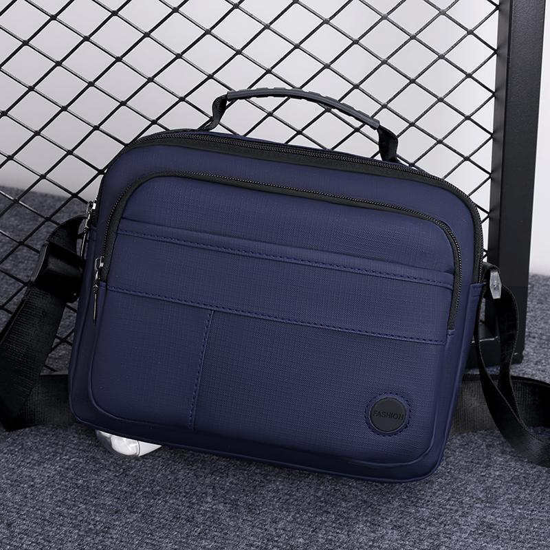 Men's Multi-Compartment Crossbody Bag – Adjustable Strap Business Shoulder Pack for Travel & Everyday Use