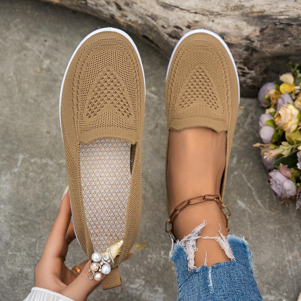 Shoes women's summer comfortable versatile breathable women's lazy one-pedal women's breathable soft-soled comfortable single shoes