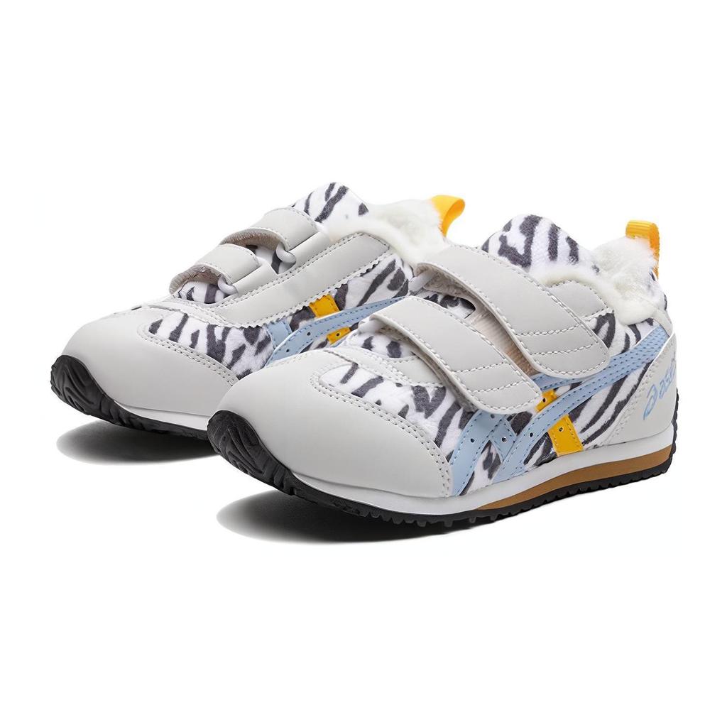 Asics Cotla Comfortable Thermal Abrasion Resistant Breathable Kids Lifestyle Shoes Gray White 1144A349-020