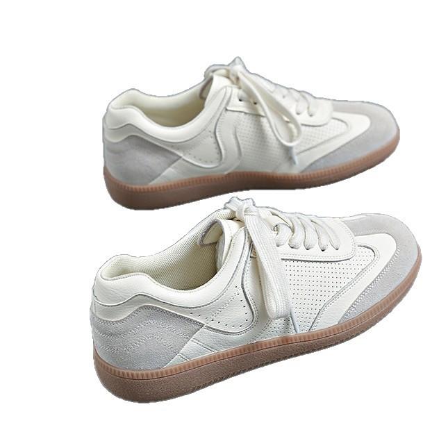 Damen-Trainingsschuhe mit flacher Sohle, Damenschuhe 2025 Sommer neu, vielseitige kleine weiße Schuhe, lässig, leicht, dünn, Sport, Forrest Gump Schuhe