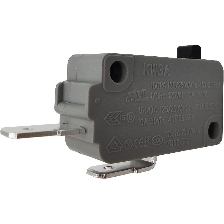 KW3A Microwave Oven Door Switch 16A 125/250V Door Interloc (2 Normally Open and 1 Normally Close)