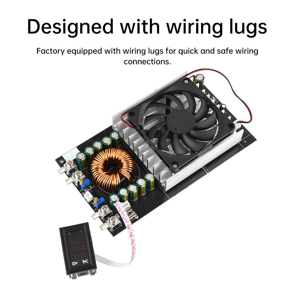 DC-DC Step-Down Module 1500W DC 15-90V to DC 2.5-72V 1.5-50A Adjustable Constant Voltage/Constant Current Module