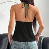 Women's Fashion Summer  Strap Sexy Backless Sleeveless Camisole Slim Backless Top