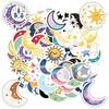 35pcs Cute Celestial Stickers Cartoon Stars Stationery Stickers DIY Stickers For Suitcase Fridge Phone Luggage Laptop Guitar
