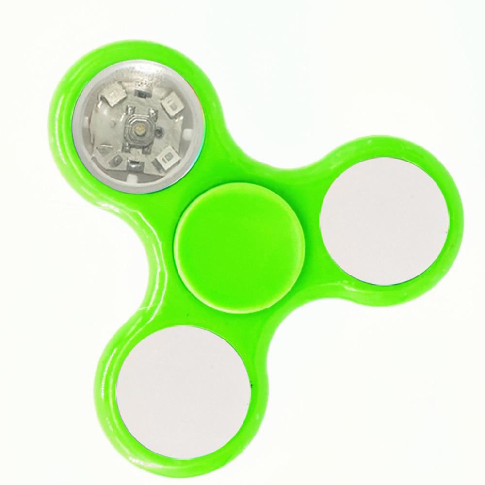 Luminous Spiral Fingertip Gyroscope with Rainbow Lights - Dazzling Spin Toy