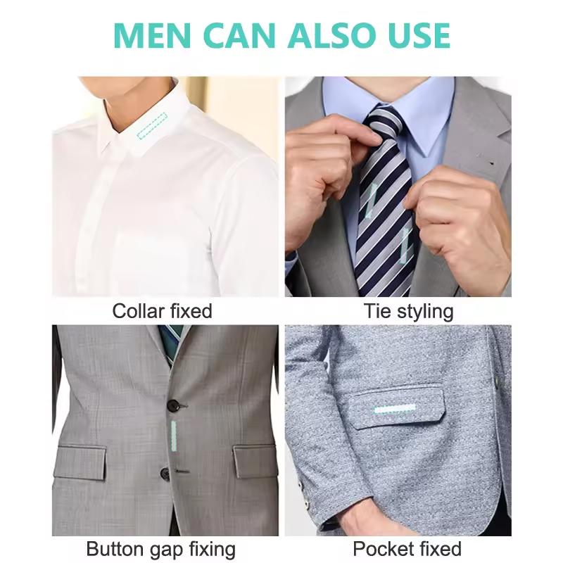 Anti-glare Sticker Shirt Invisible Transparent Double-sided Tape Shirt Neckline Fixing Artifact Anti-glare Patch