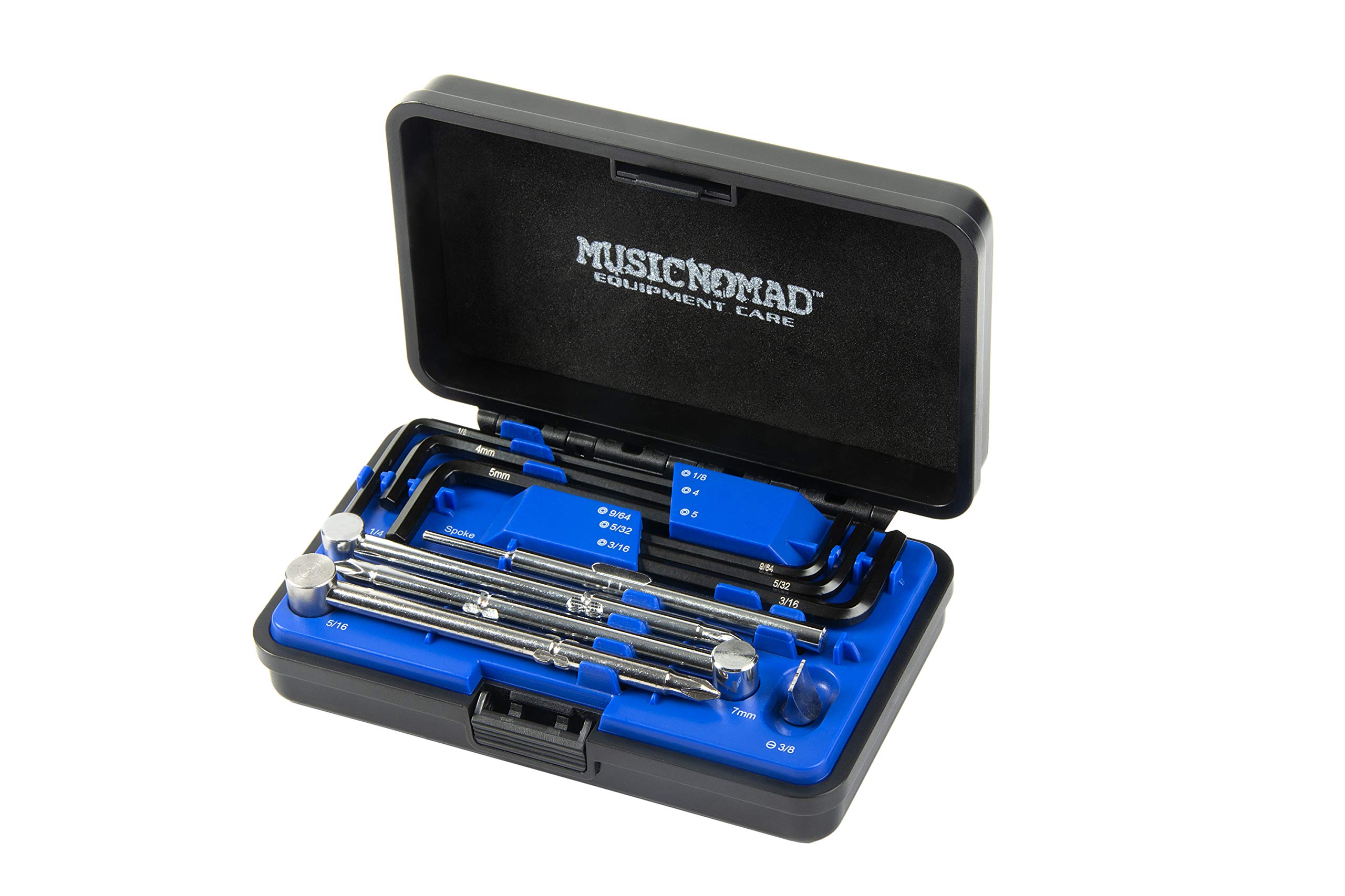 

MUSIC NOMAD Premium Guitar Tech Ключ для анкерного стержня Набор из 11 предметов MN235 []