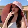 Full Coverage Extra Large Brim With Shawl Fisherman Hat For Women Summer Quick-Dry Neck Protection Sunshade Sunscreen Flat Top Cycling Equestrian Hat