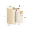 Suction Cup Wall-Mounted Tissue Box Transparent Napkin Storage Box Creative Paper Holder  Bathroom
