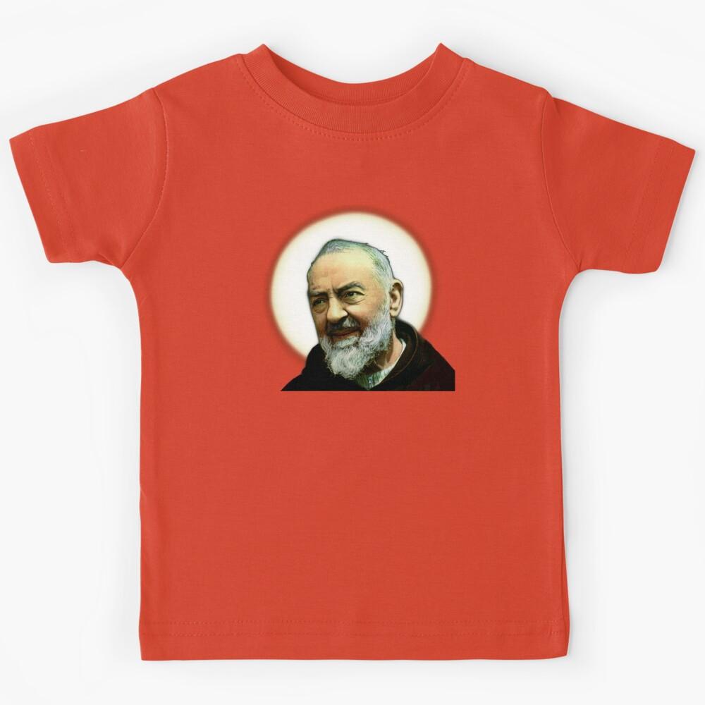 Saint Padre Pio of Pietrelcina Kids T-Shirt 110