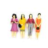 200 Piece Figures 1:87 Standing Two Seated Figures Model Building Convolute Set Passengers Train Scenery Kids Toy