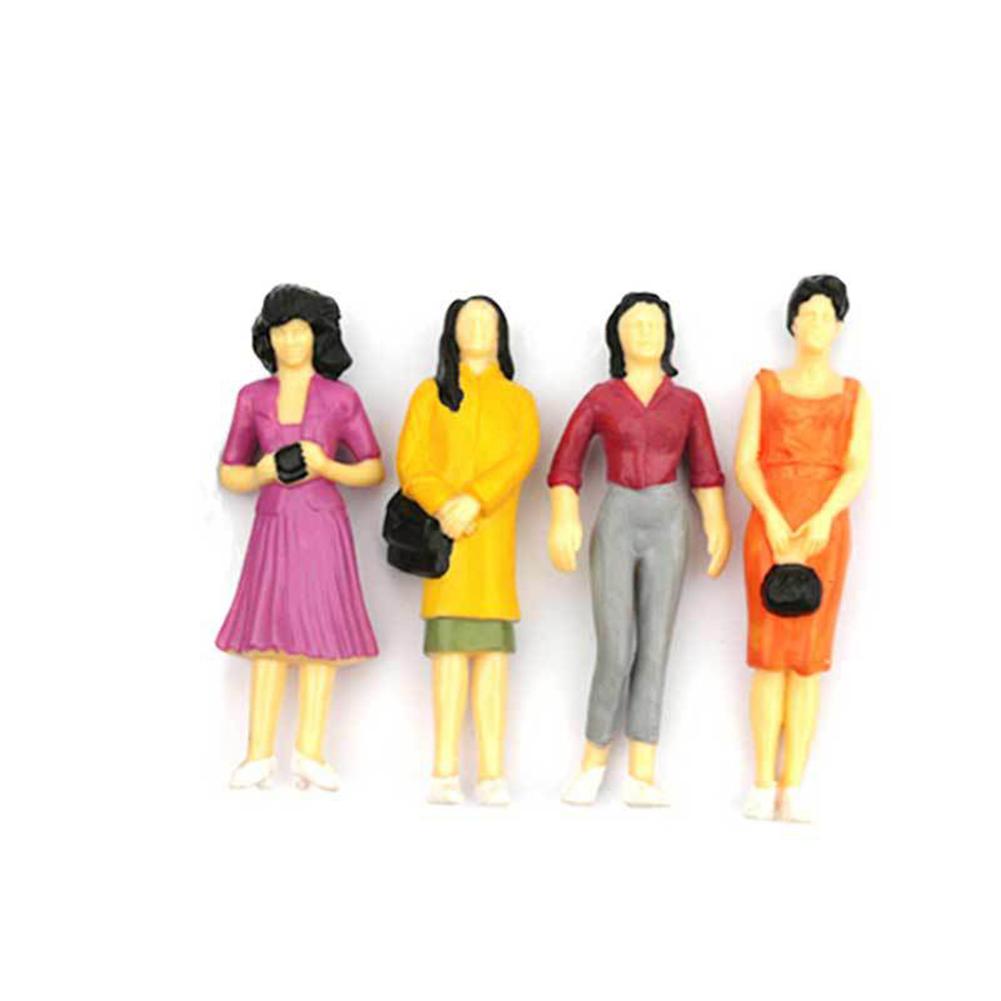 200 Piece Figures 1:87 Standing Two Seated Figures Model Building Convolute Set Passengers Train Scenery Kids Toy
