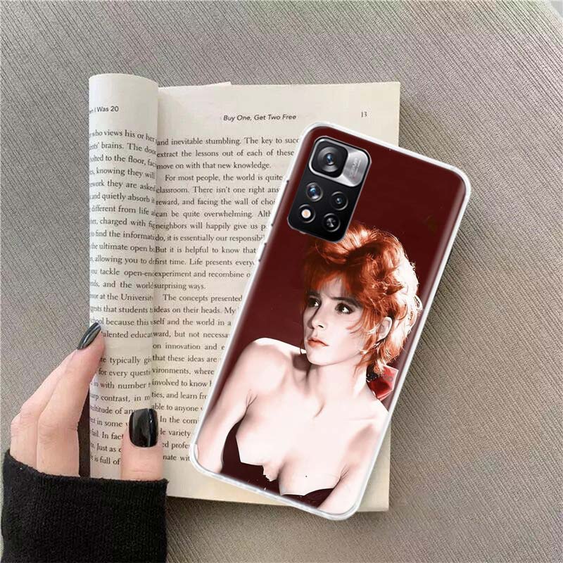 Mylene Farmer Phone Case For Redmi Note 13 12 Pro Plus 14 15 Pro 5G 11 11T 11E 11S 10 Pro 10S 9 9S Cover Cell Clear TPU Capa Cas