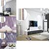 Sophisticated Gray Wave Stripe Non-woven Wallpaper For Trendy Home Decor