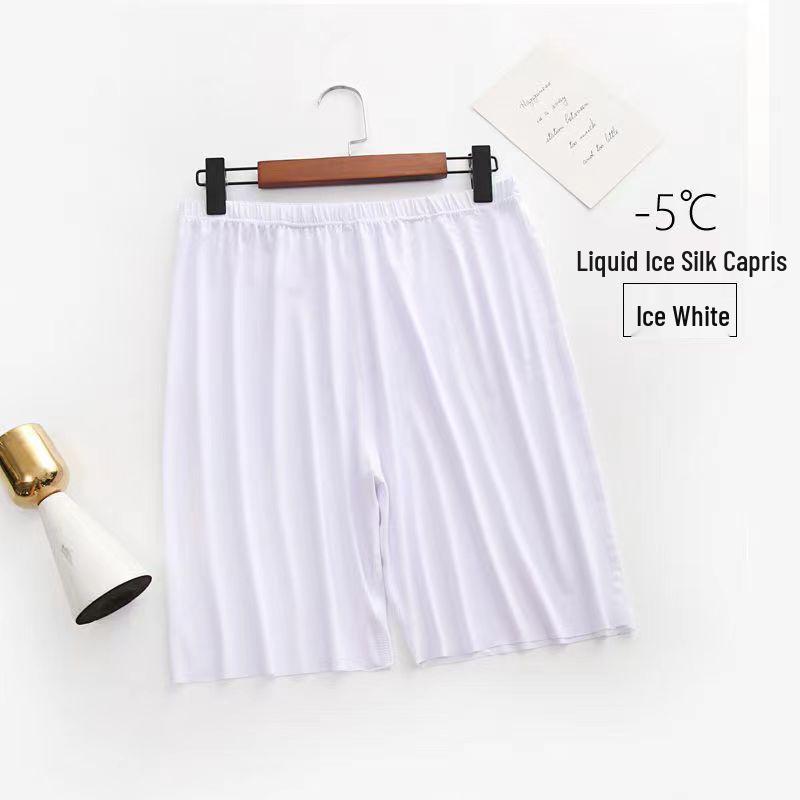 Men’s Quick-Dry Ice Silk Shorts - Breathable, Elastic, Casual, Sports Fitness Wear