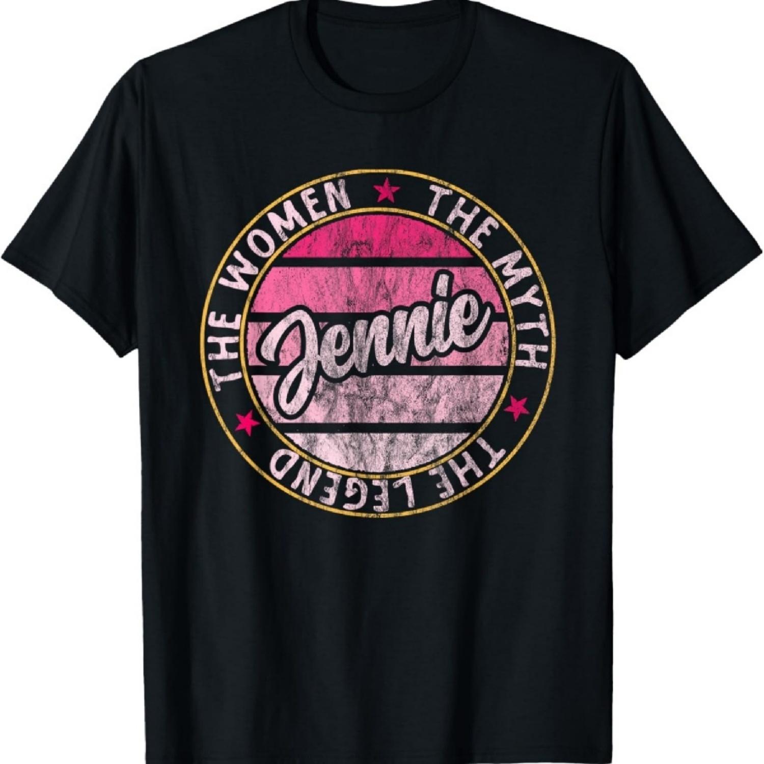 Дженни Женщина Миф Легенда Имя Дженни Футболка1 XXXXXL чёрный