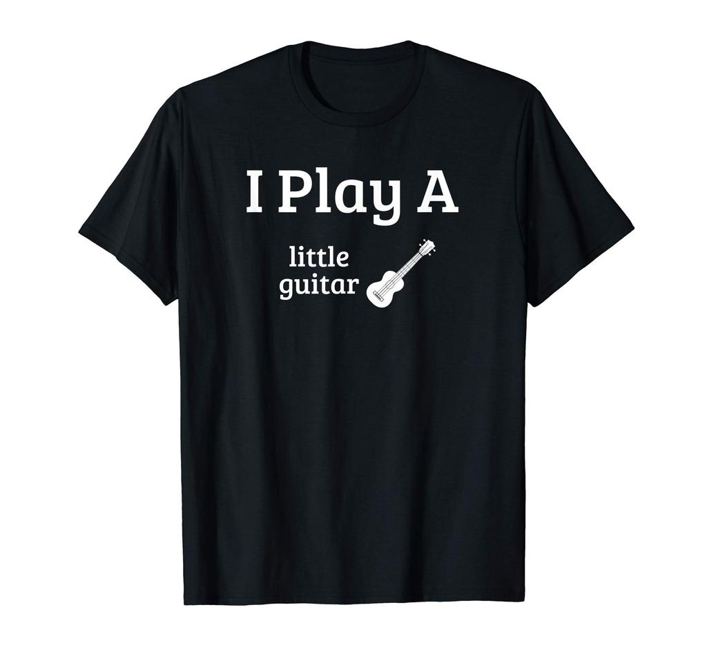 Funny Ukulele Little Guitar Pun Player Novelty Gift Idea T-Shirt