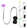 Glowing Eyes Halloween Decor with Timer LED Light Up Energy-Efficient Props Smart Timer for Skulls Masks Party Decorations