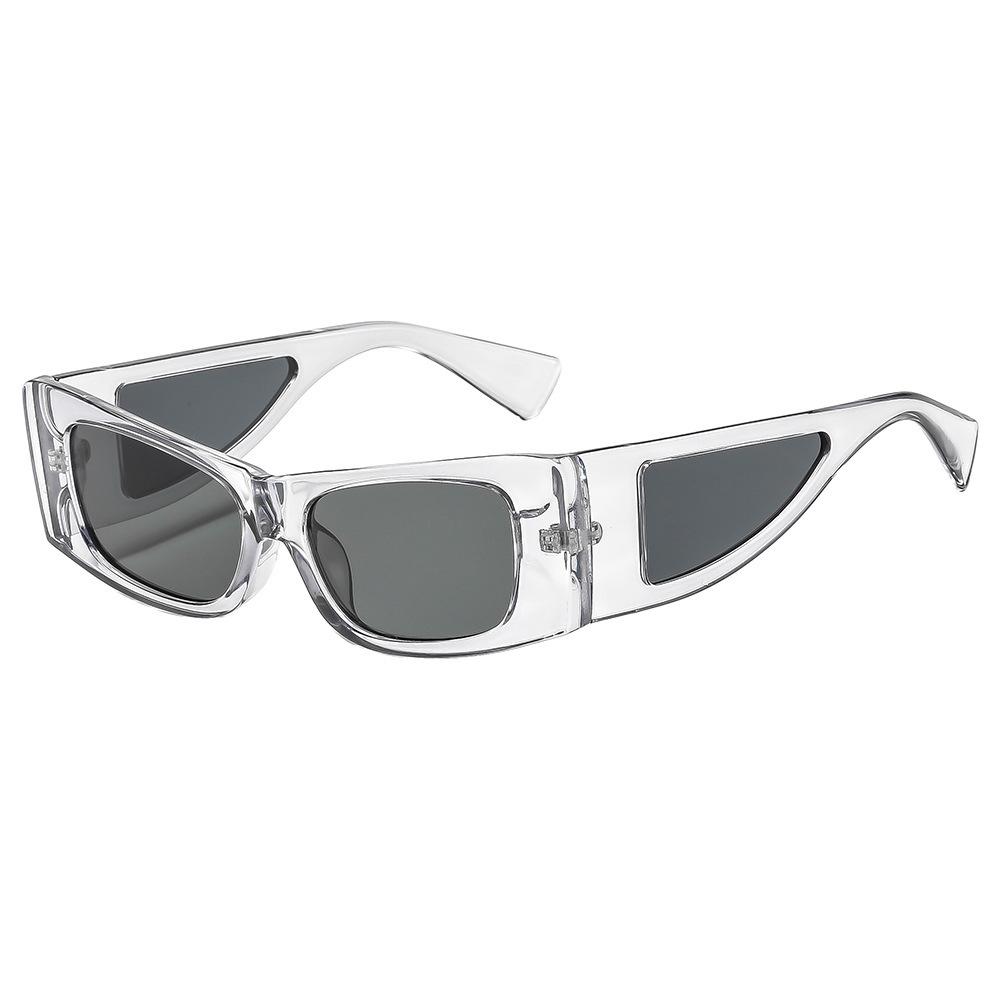 Lunettes de soleil carrées rétro imprimé léopard surdimensionnées pour femmes Marque de luxe Grande monture Protection UV400