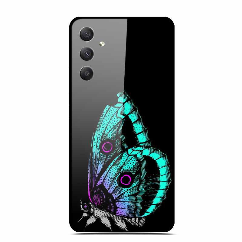 Samsung A35 5G Tempered Glass Phone Case - Personalized Colorful Design